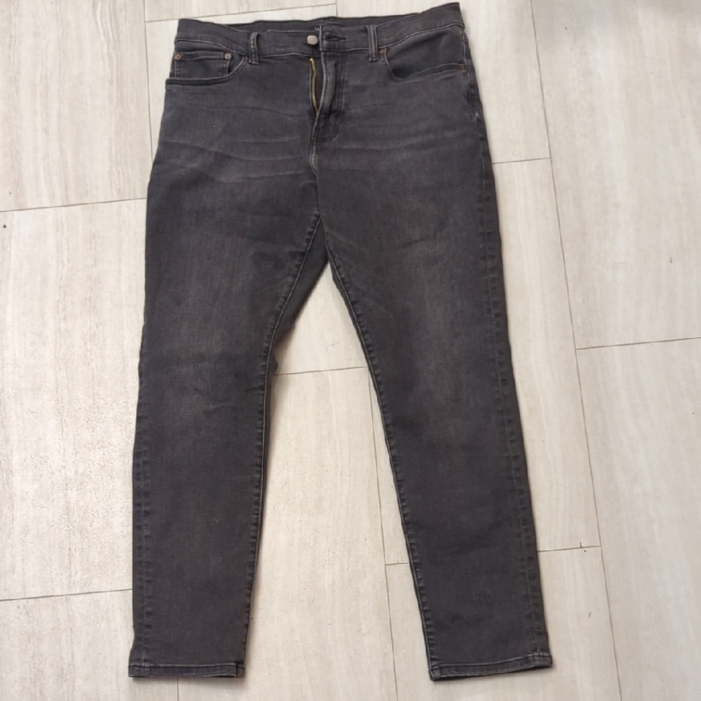 Lucky Brand Men's Charcoal Skinny Jeans